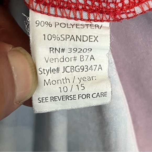 Men’s Burnside  Board Shorts Swim Trunks Sz 32 Stretch Hawaiian Print Zip Pocket - Picture 9 of 14